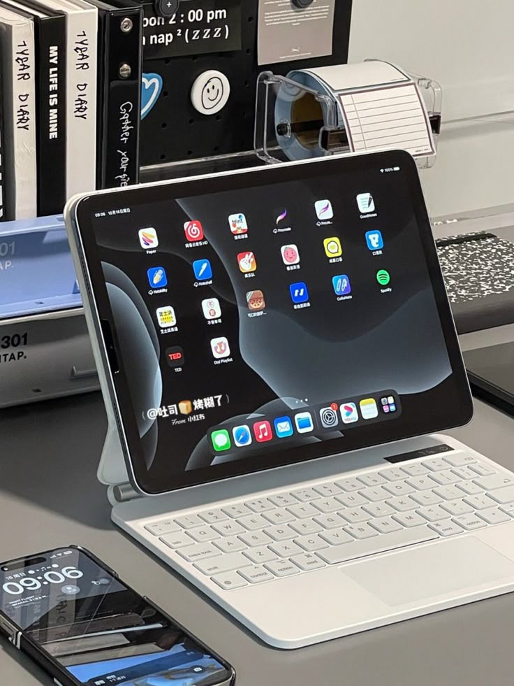 iPad Pro with Magic Keyboard (White)